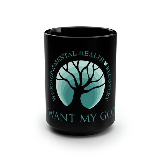 Black Mug, 15oz